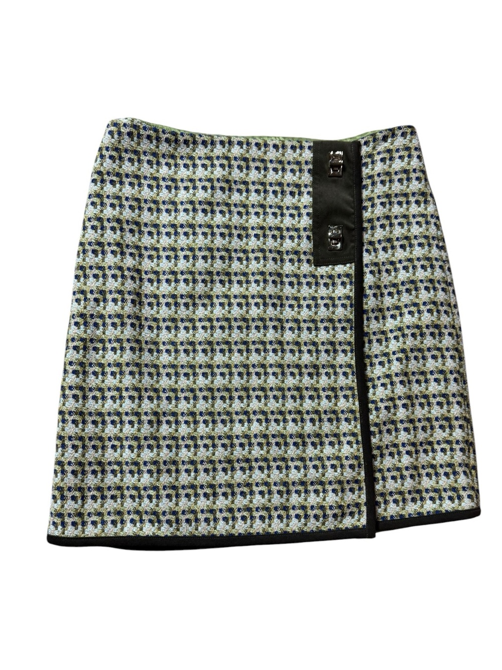 J. McLaughlin Wool Wrap Buckle Skirt size 4